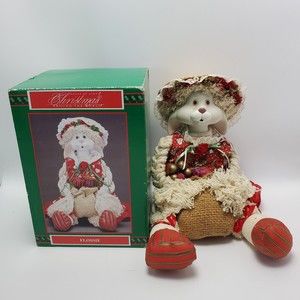 House Of Lloyd Christmas Around The World Flossie  Porcelain Head Rabbit Wit Box